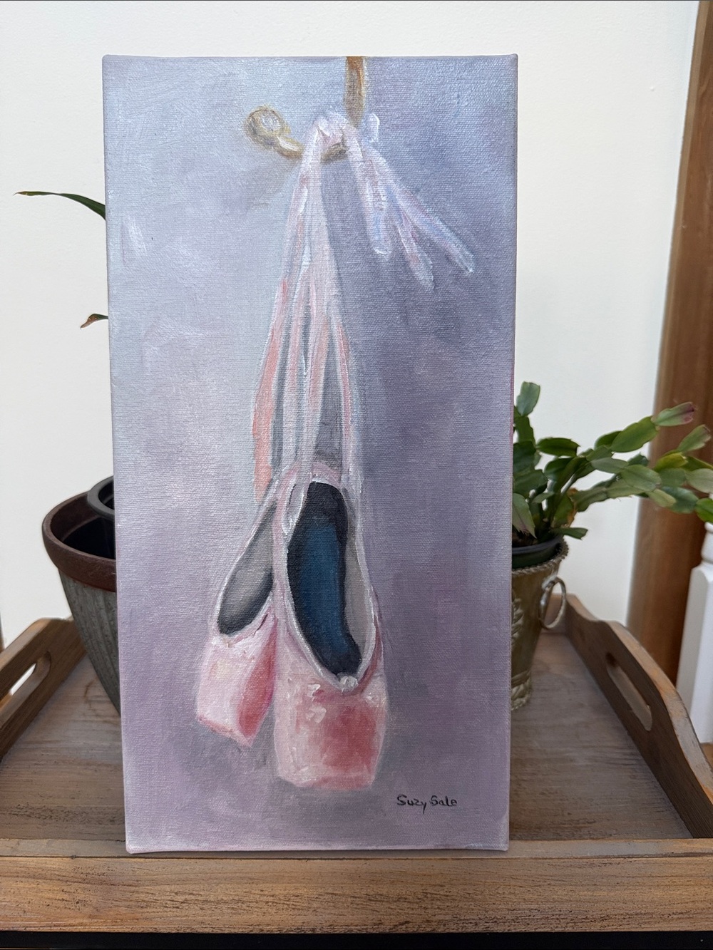 Ballet Pointe Shoes - Original Painting